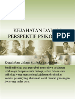 Kejahatan Dalam Perspektif Psikologis