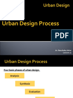 Four phases of urban design: Analysis, Synthesis, Evaluation, Implementation