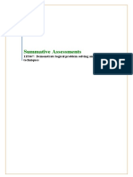 SAQA - 115367 - Summative Assessments