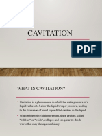 f. Cavitation