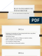 Panitikan Sa Panahon NG Batas-Militar