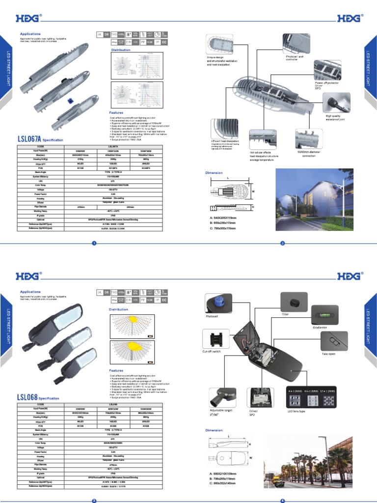 LED Road Lighting Specifications Guide | PDF | Lighting | Metrology
