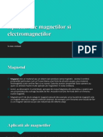 Aplicatii Ale Magnetilor Si Electromagnetilor