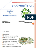 Green Marketing