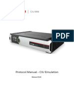 CIU888 Protocol Manual CIU Emulation Rev8