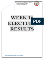 Week 16 Electude Results