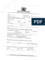 Bursary Application Form KCG