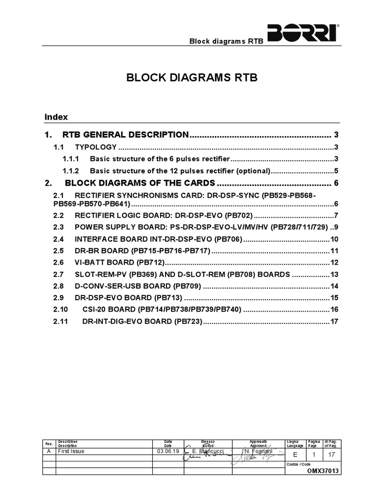 RTB Block Diagrams Overview | PDF | Rectifier | Mains Electricity