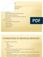 Foundations of Individual Behavior - Chap2