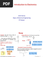 Esc201: Introduction To Electronics: Amit Verma Dept. of Electrical Engineering Iit Kanpur