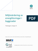 Miljövärdering Av Energilösningar I Byggnader