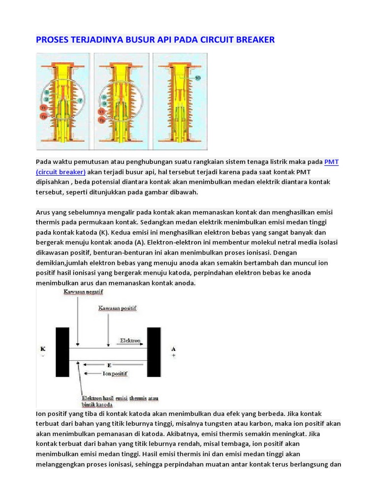 Busur Api Pada Circuit Breaker PDF