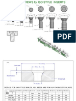 Metric Screws For ISO Holes