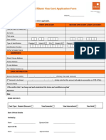 Gtbank Visa Card Application Form1