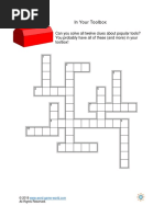 In Your Toolbox Easy Crossword