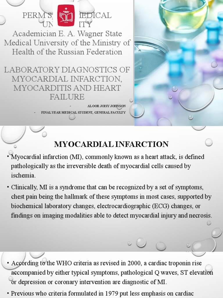 Laboratory Diagnostics of Myocardial Infarction, Myocarditis and Heart Failure PDF