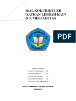 Proposal Kokurikuler Memanfaatkan Limbah Kain Perca Menjadi Tas