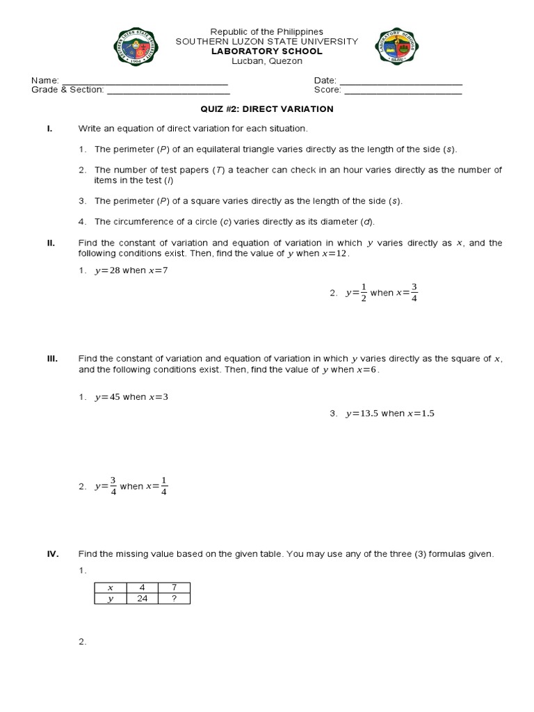Math Quiz 2 2 Pdf Volt Electrical Engineering