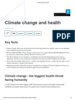 Climate Change and Health