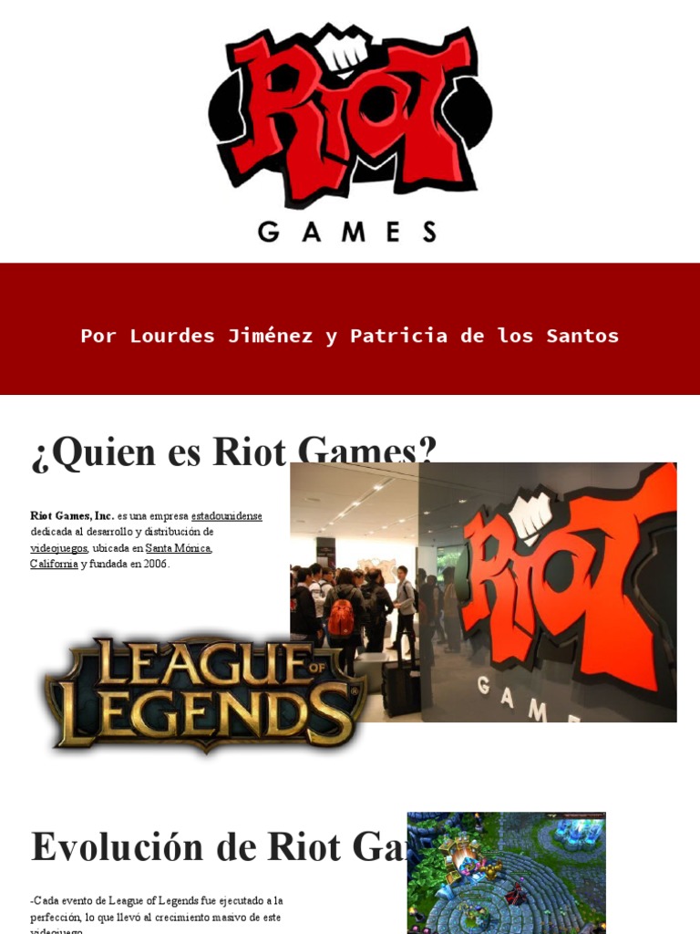 Empresa Riot Games | PDF
