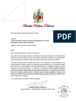 22. Carta U.E.P.I.E. Don Simón - Familia Bolivar Palacios