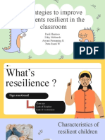 Strategies To Improve Students Resilient in The Classroom