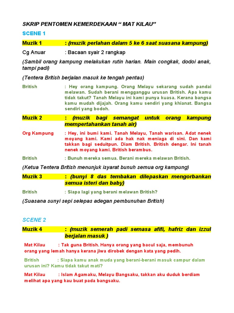 Pentomen Kemerdekaan | PDF