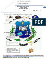 Evaluación Ciencias Naturales