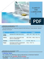 Gases in The Laboratory