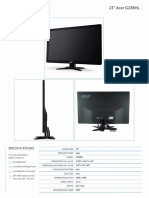 ScarabDigital - 23 - Acer G236HL - InfoSheet