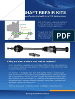 Drive Shaft Repair Kit