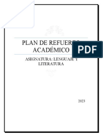 Plan de Mejora Lenguaje 2022