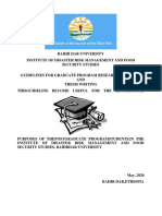 Thesis and Dissertation Formating Guideline - IDRMFSS - BDU - Final - May2020 - 0