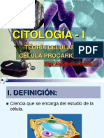 12. Diapositivas CITOLOGÍA I Teoría Celular, Célula Procariota Biól. A. Morillos