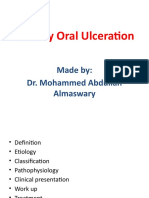 Primary Oral Ulceration