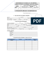 Formación brigadas emergencia