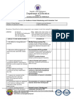 SCHOOL BASED HG VALIDATION TEMPLATE SY2021 2022 For Class Advisers