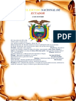 Dia Del Escudo Nacional de Ecuador 2