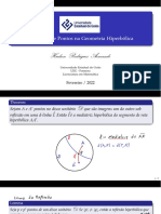 Re Exões de Pontos Na Geometria Hiperbólica