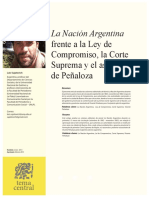 La Nación Argentina: Frente A La Ley de Compromiso, La Corte Suprema y El Asesinato de Peñaloza