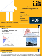 2022-2 SEMANA 4 Función Cuadrática