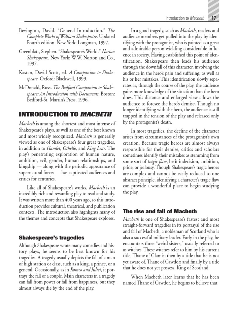 Overview of Shakespeare's Macbeth | PDF | Macbeth