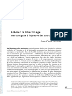 Jean-Pierre Cavaillé - Libérer Le Libertinage. Une Catégorie À L'épreuve Des Sources