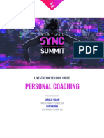 SYNC Summit 21 Personal Coaching AurelioCat