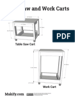 TablebSaw and Work Carts Plans