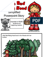 Little Red Riding Hood Simplified Powerpoint Story For Drama