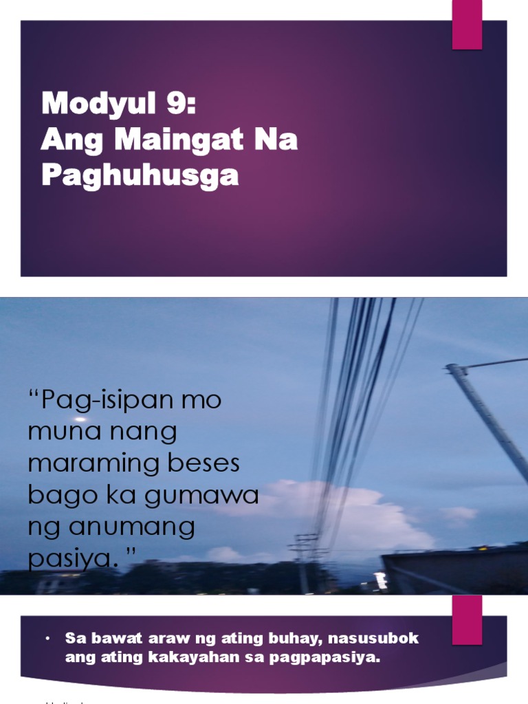 Modyul 9 | PDF