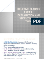 Relative Clauses Part 1