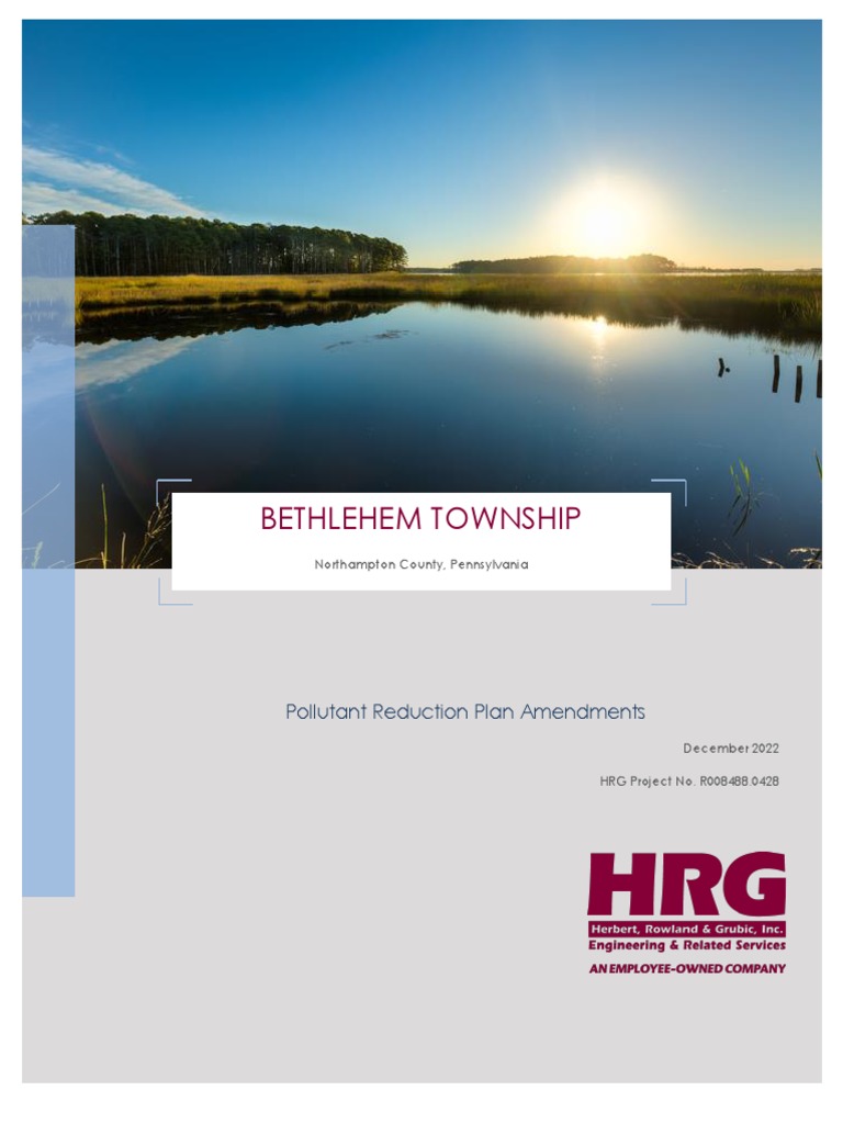 2022 Bethlehem Township PRP Proposal PDF Mulch Earth Sciences
