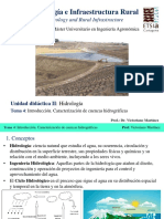 Tema4 - Introducción y Caracterización de Cuencas Hidrográficas